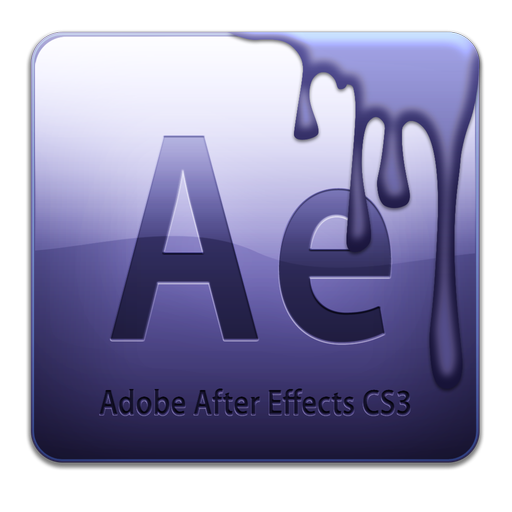 After Effects CS3 Dirty Icon 512x512 png